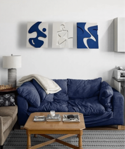 Trio Flow 3D Wall Sculpture