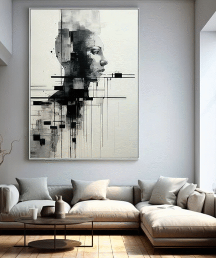 Fragmented Vision Canvas Painting